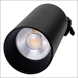 led светильник трековый 1-фазный Jazzway PTR 0715 черный - поворотный плафон