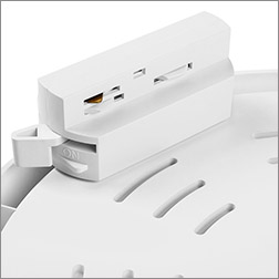 led светильник Jazzway PTR 1835-R240 на 1-фазный трек, белый - особенности конструкции