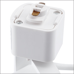 светильник трековый 1-фазный поворотный TR11-GU10 "Эра" белый - адаптер