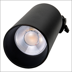 led светильник трековый 1-фазный Jazzway PTR 0740 черный - поворотный плафон