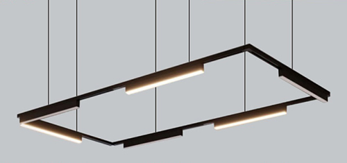 1-фазный трековый led светильник TR50-4040 BK "Эра" - в смонтированном виде