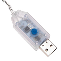 led гирлянда-занавес Neon-Night 315-886 - подключение через разъем USB