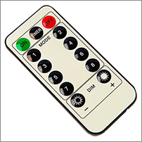 led гирлянда Uniel ULD-B20007-480/DTA/RC White IP44 - пульт ДУ в комплекте