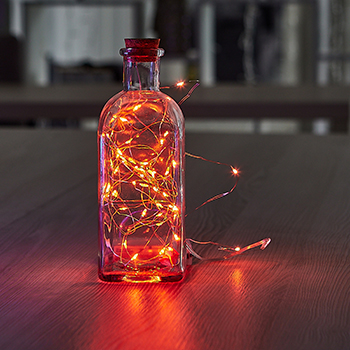 led гирлянда Uniel ULD-S0500-050 SCB 2AA Amber IP20 Dew - цвет свечения янтарный