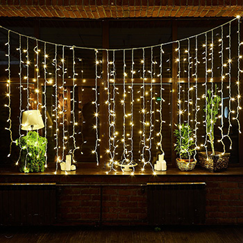 led гирлянда Uniel ULD-C2030-240/TWK Warm White IP67 - цвет свечения теплый белый