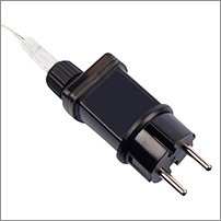 led гирлянда Uniel ULD-B2007-100/TTK White IP44 - подключение к сети 220 В