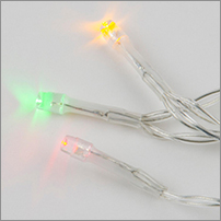 led гирлянда Uniel ULD-S0150-010/STB/2AA Multi IP20 - прозрачный провод ПВХ