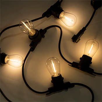 гирлянда "Белт-лайт" Jazzway серии PBL - пример использования