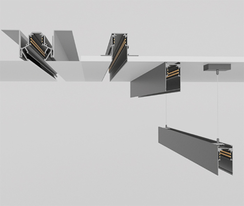 трековая система освещения "Эра" серии Nova - 3 вида магнитного шинопровода