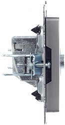 розетка ТВ оконечная IEK РТВ11-0-БрС Brite - вид сбоку