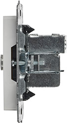 розетка ТВ проходная IEK РТВ10-0-БрБ Brite - вид сбоку