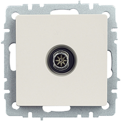 розетка ТВ оконечная IEK РТВ11-0-БрЖ Brite - внешний вид