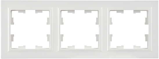 рамка 3-постовая IEK РУ-3-БрБ Brite - внешний вид