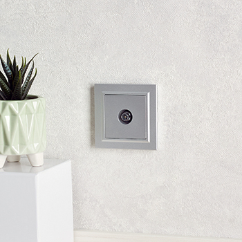 рамка 1-постовая IEK РУ-1-БрА Brite - пример установки