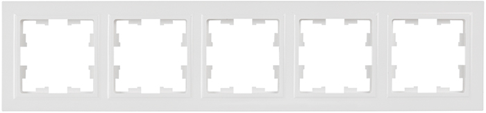 рамка 5-постовая IEK РУ-5-БрБ Brite - внешний вид