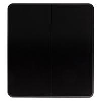 MIELE ROUND Выключатель 2 кл 10А с/у черный KRANZ