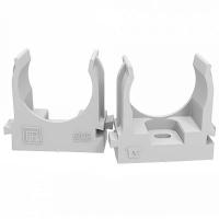 Держатель для трубы 25мм серый 100шт для МП ПРОМРУКАВ 