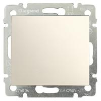 Валена слоновая кость выключатель 1кл скрытая 10А IP31 