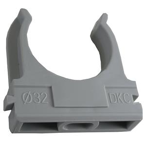Держатель для трубы 32мм серый DKC 