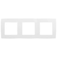 ЭРА12 рамка скрытая 3-ая белый универсально 