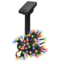 Гирлянда свд на солнечной батарее 6900мм IP44 нить 50 свд.разноцвет.2 режима