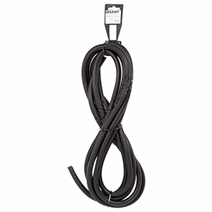 Труба автогофра 9,8мм ППнг 5м черный Rexant авто