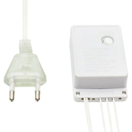 Гирлянда нить 10м мультицвет 80свд с контроллером IP20 прозрачный провод 8 режимов