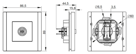 Фортепиано ваниль механизм TV оконечная скрытая 1-ая 